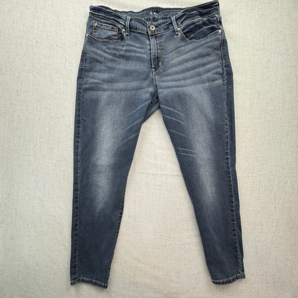 Denizen Levi's Skinny Jeans Womens 16S Blue Medium Wash Stretch Denim Casual